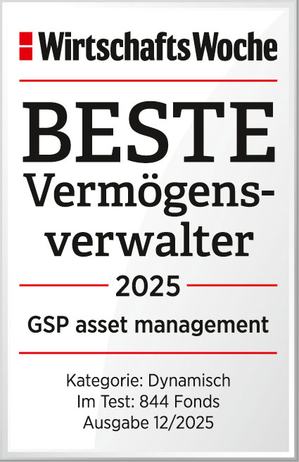 Signet "Beste Vermögensverwalter" 2025 Wirtschaftswoche