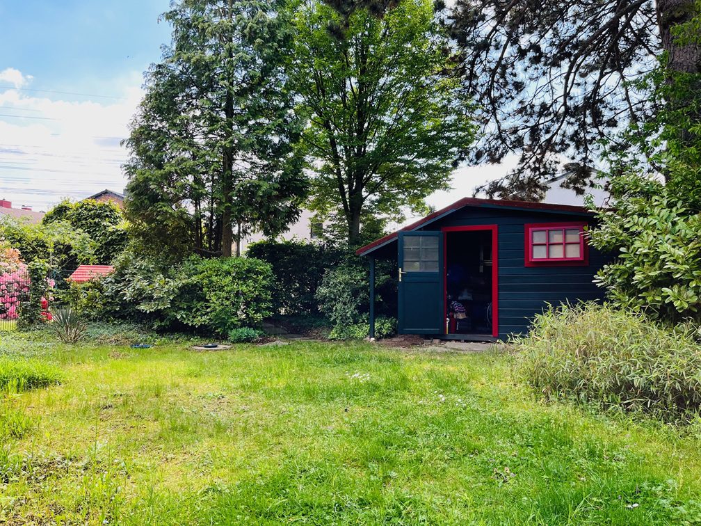 Garten mit Gartenhäuschen GSP